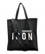 DSQUARED2ディースクエアード）の古着「2WAYバッグ トートバッグ ショルダーバッグ ICON（アイコン）」｜ブラック