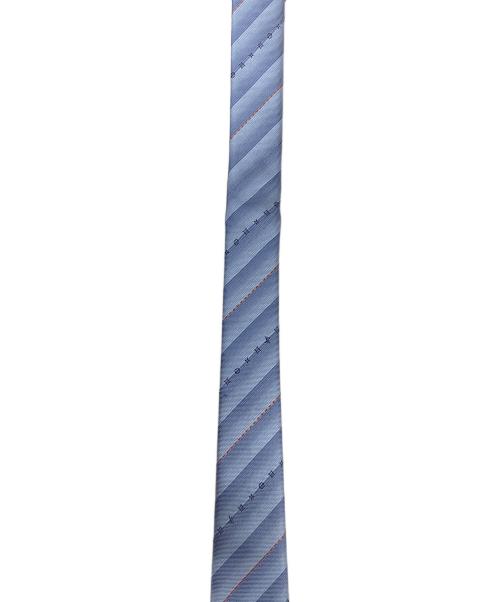 LOUIS VUITTON（ルイ ヴィトン）LOUIS VUITTON (ルイ ヴィトン) ネクタイ クラヴァットモノグラム シャドウライン ブルー サイズ:十分ご理解の上ご入札ください。の古着・服飾アイテム