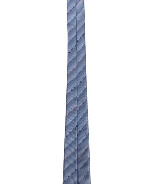 LOUIS VUITTON（ルイ ヴィトン）LOUIS VUITTON (ルイ ヴィトン) ネクタイ クラヴァットモノグラム シャドウライン ブルー サイズ:十分ご理解の上ご入札ください。の古着・服飾アイテム