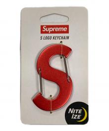 SUPREME×NITE IZE（シュプリーム×ナイトアイズ）の古着「カラビナ S Logo Keychain（Sロゴキーチェーン）」｜レッド