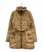 BURBERRY BLACK LABELバーバリーブラックレーベル）の古着「ダウンコート」｜ベージュ