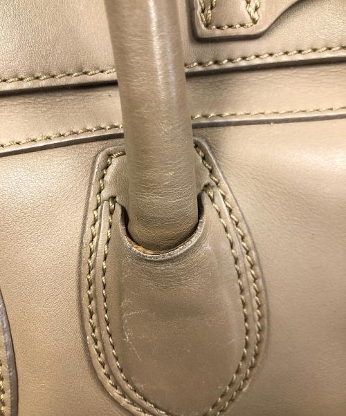 CELINE（セリーヌ）CELINE (セリーヌ) ハンドバッグ Luggage Mini Shopper（ラゲッジ ミニ ショッパー） キャメル サイズ:実寸サイズにてご確認くださいの古着・服飾アイテム