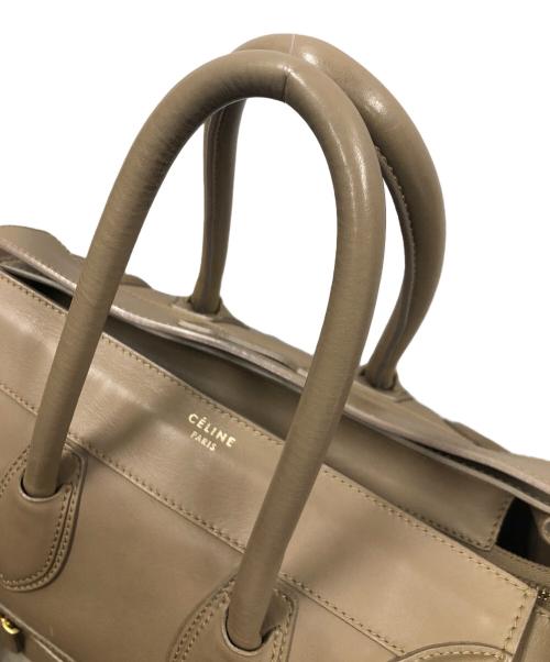 CELINE（セリーヌ）CELINE (セリーヌ) ハンドバッグ Luggage Mini Shopper（ラゲッジ ミニ ショッパー） キャメル サイズ:実寸サイズにてご確認くださいの古着・服飾アイテム