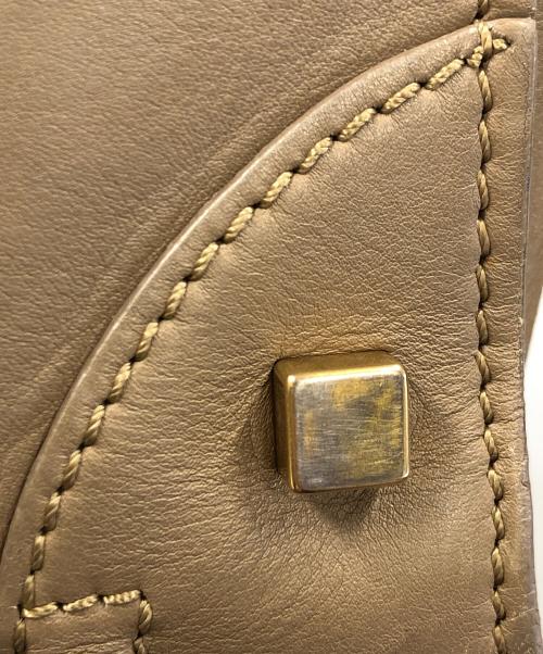 CELINE（セリーヌ）CELINE (セリーヌ) ハンドバッグ Luggage Mini Shopper（ラゲッジ ミニ ショッパー） キャメル サイズ:実寸サイズにてご確認くださいの古着・服飾アイテム