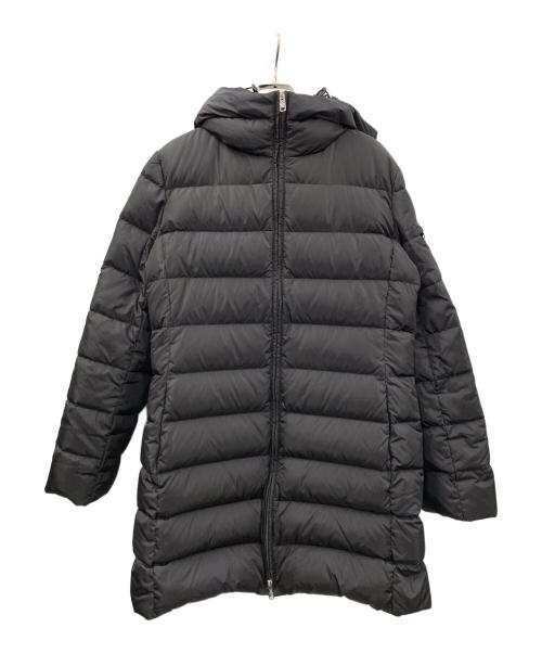 PRADA（プラダ）PRADA (プラダ) ダウンコート トライアングルロゴ ブラック サイズ:42の古着・服飾アイテム