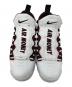 NIKE (ナイキ) スニーカー AIR MORE MONEY（エア モア マネー） ホワイト×レッド サイズ:26㎝：5000円