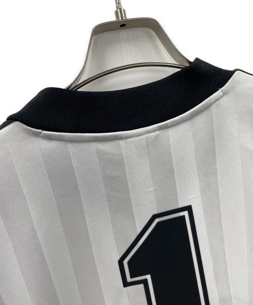 adidas（アディダス）adidas (アディダス) ジャージ ロングスリーブ レース ジャージ ホワイト×ブラック サイズ:2XLの古着・服飾アイテム