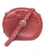 COACHコーチ）の古着「レザーショルダーバッグ Chester Bag（チェスター バッグ）」｜レッド