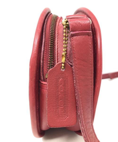 COACH（コーチ）COACH (コーチ) レザーショルダーバッグ Chester Bag（チェスター バッグ） レッド サイズ:実寸サイズにてご確認くださいの古着・服飾アイテム