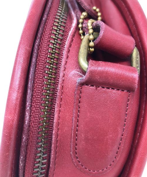 COACH（コーチ）COACH (コーチ) レザーショルダーバッグ Chester Bag（チェスター バッグ） レッド サイズ:実寸サイズにてご確認くださいの古着・服飾アイテム