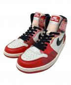 NIKE×SPIDER-MANナイキ×スパイダーマン）の古着「スニーカー AIR JORDAN 1 RETRO HIGH OG (エア ジョーダン 1 レトロ ハイ OG )」｜レッド×ホワイト