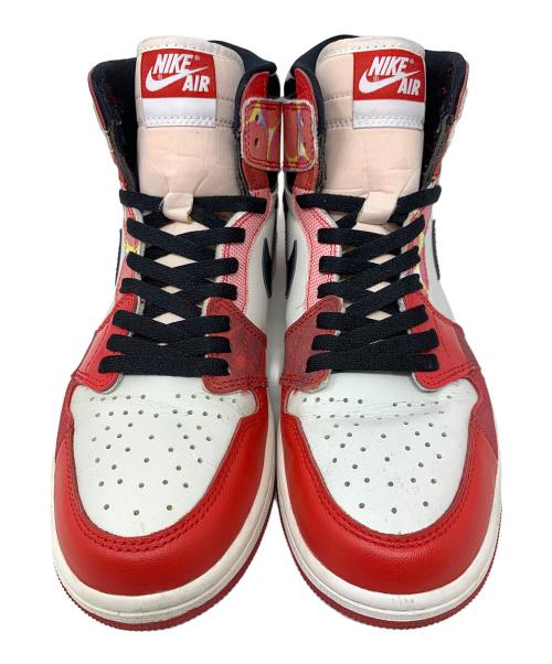 NIKE（ナイキ）NIKE (ナイキ) SPIDER-MAN (スパイダーマン) スニーカー AIR JORDAN 1 RETRO HIGH OG (エア ジョーダン 1 レトロ ハイ OG ) レッド×ホワイト サイズ:27.5cmの古着・服飾アイテム