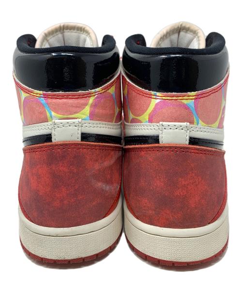 NIKE（ナイキ）NIKE (ナイキ) SPIDER-MAN (スパイダーマン) スニーカー AIR JORDAN 1 RETRO HIGH OG (エア ジョーダン 1 レトロ ハイ OG ) レッド×ホワイト サイズ:27.5cmの古着・服飾アイテム