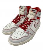NIKEナイキ）の古着「スニーカー AIR JORDAN 1 RETRO HIGH OG（エアジョーダン1 レトロ ハイ OG）」｜ホワイト×レッド