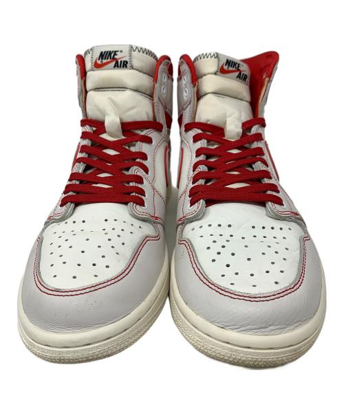 NIKE（ナイキ）NIKE (ナイキ) スニーカー AIR JORDAN 1 RETRO HIGH OG（エアジョーダン1 レトロ ハイ OG） ホワイト×レッド サイズ:29cmの古着・服飾アイテム