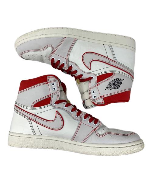 NIKE（ナイキ）NIKE (ナイキ) スニーカー AIR JORDAN 1 RETRO HIGH OG（エアジョーダン1 レトロ ハイ OG） ホワイト×レッド サイズ:29cmの古着・服飾アイテム
