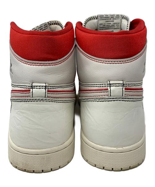NIKE（ナイキ）NIKE (ナイキ) スニーカー AIR JORDAN 1 RETRO HIGH OG（エアジョーダン1 レトロ ハイ OG） ホワイト×レッド サイズ:29cmの古着・服飾アイテム