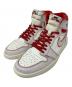 NIKE（ナイキ）の古着「スニーカー AIR JORDAN 1 RETRO HIGH OG（エアジョーダン1 レトロ ハイ OG）」｜ホワイト×レッド