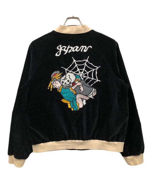 PRADITION（プラディション）PRADITION (プラディション) ベロアジャケット ブラック サイズ:MEDIUMの古着・服飾アイテム