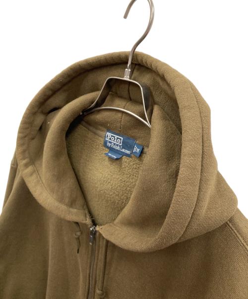 POLO RALPH LAUREN（ポロ・ラルフローレン）POLO RALPH LAUREN (ポロ・ラルフローレン) ジップパーカー オリーブ サイズ:Mの古着・服飾アイテム