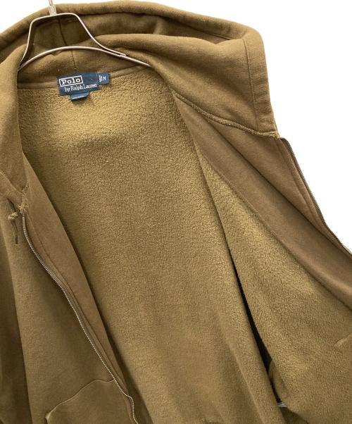 POLO RALPH LAUREN（ポロ・ラルフローレン）POLO RALPH LAUREN (ポロ・ラルフローレン) ジップパーカー オリーブ サイズ:Mの古着・服飾アイテム