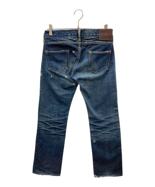 TMT（ティーエムティー）TMT (ティーエムティー) ダメージデニムパンツ インディゴ サイズ:Mの古着・服飾アイテム