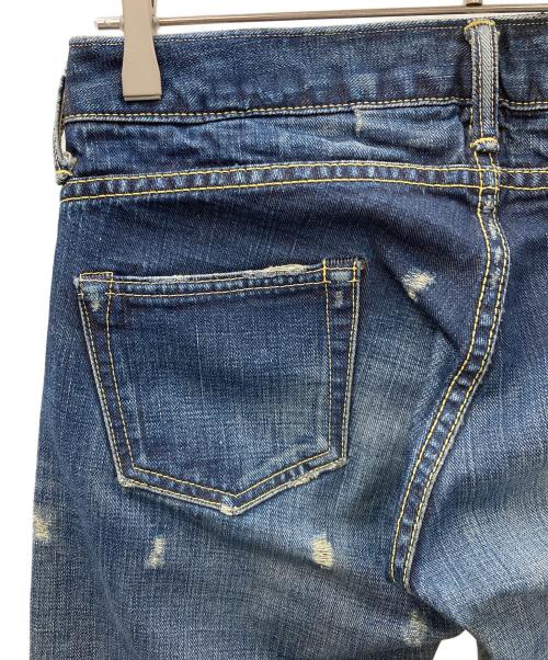 TMT（ティーエムティー）TMT (ティーエムティー) ダメージデニムパンツ インディゴ サイズ:Mの古着・服飾アイテム