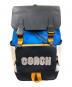 COACH（コーチ）の古着「リュック カラーブロック トラック バックパック」｜ブルー×アイボリー