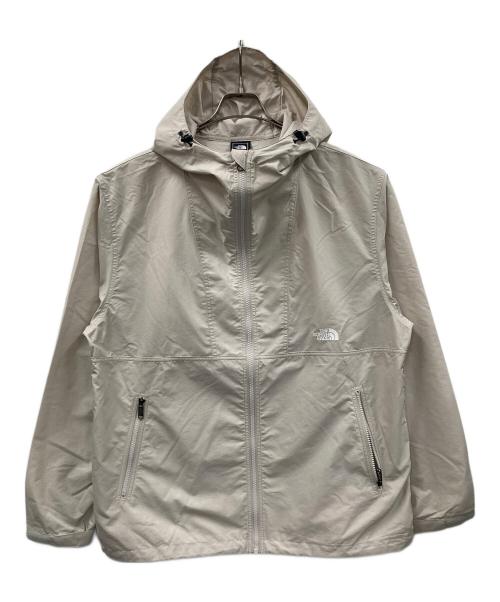 THE NORTH FACE（ザ ノース フェイス）THE NORTH FACE (ザ ノース フェイス) ナイロンジャケット COMPACT JACKET（コンパクトジャケット） アイボリー サイズ:XL 未使用品の古着・服飾アイテム