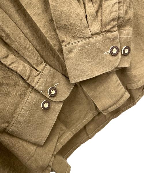 canda（シーアンドエー）canda (シーアンドエー) 長袖シャツ チロリアンシャツ ブラウン サイズ:XLの古着・服飾アイテム