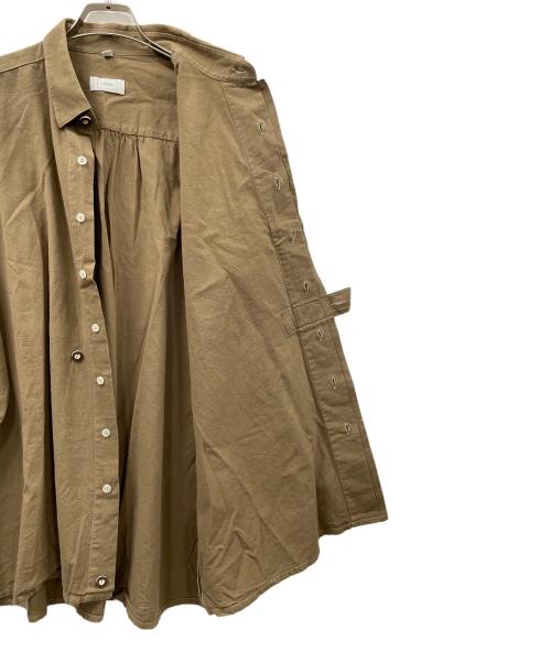canda（シーアンドエー）canda (シーアンドエー) 長袖シャツ チロリアンシャツ ブラウン サイズ:XLの古着・服飾アイテム