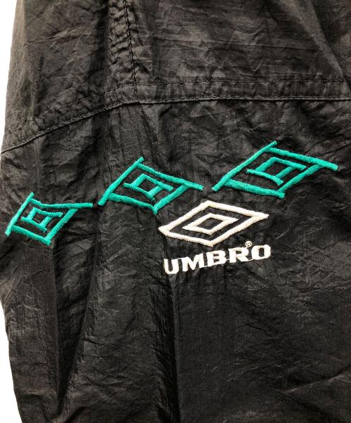 UMBRO（アンブロ）UMBRO (アンブロ) ナイロンジャケット アノラックパーカー ブラック サイズ:Lの古着・服飾アイテム