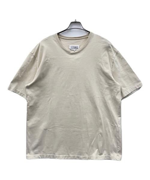 Maison Margiela（メゾンマルジェラ）Maison Margiela (メゾンマルジェラ) 半袖カットソー クルーネックTシャツ アイボリー サイズ:46の古着・服飾アイテム