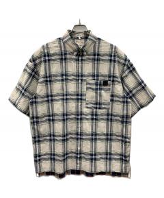 中古・古着通販】LOEWE (ロエベ) チェックシャツ グレー×レッド サイズ