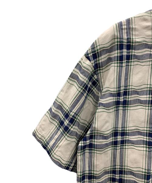 LOEWE（ロエベ）LOEWE (ロエベ) 半袖シャツ アイボリー×ブルー サイズ:37の古着・服飾アイテム