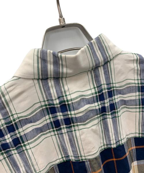 LOEWE（ロエベ）LOEWE (ロエベ) 半袖シャツ アイボリー×ブルー サイズ:37の古着・服飾アイテム