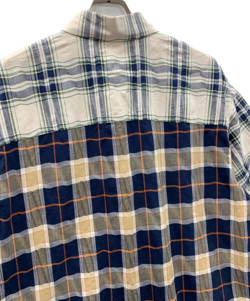 LOEWE（ロエベ）LOEWE (ロエベ) 半袖シャツ アイボリー×ブルー サイズ:37の古着・服飾アイテム