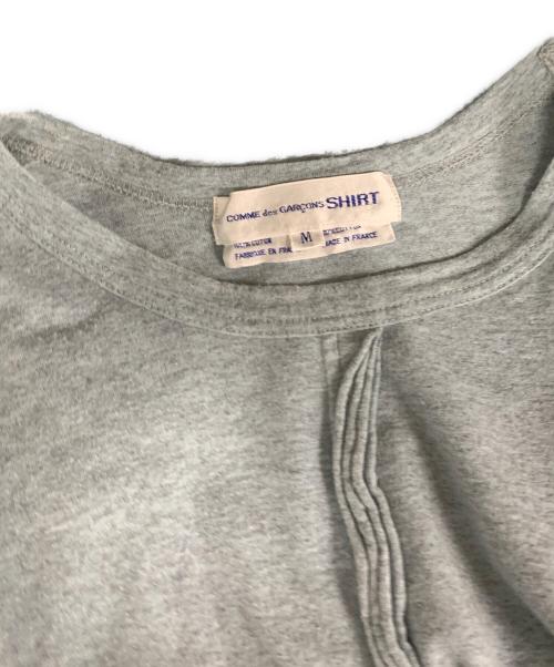 COMME des GARCONS SHIRT（コムデギャルソンシャツ）COMME des GARCONS SHIRT (コムデギャルソンシャツ) 半袖カットソー グレー サイズ:Mの古着・服飾アイテム