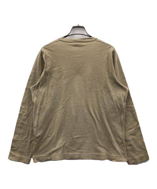DRIES VAN NOTEN（ドリスヴァンノッテン）DRIES VAN NOTEN (ドリスヴァンノッテン) Vネックカットソー ベージュ サイズ:Lの古着・服飾アイテム