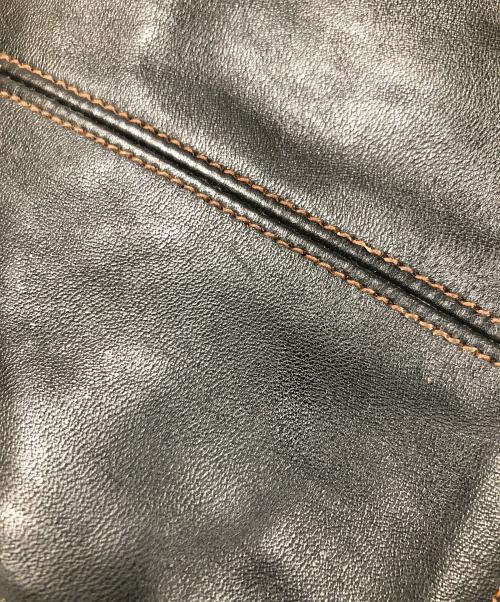 CALIFORNIA MFG.CO.（カリフォルニアマニュファクチュアリング.）CALIFORNIA MFG.CO. (カリフォルニアマニュファクチュアリング.) レザージャケット ブラック サイズ:40の古着・服飾アイテム