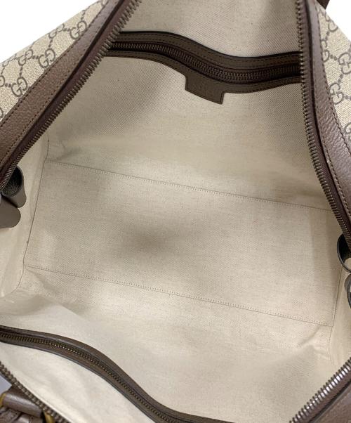 GUCCI（グッチ）GUCCI (グッチ) ダッフルバッグ ボストンバッグ GG スプリーム ブラウン サイズ:実寸サイズにてご確認ください。の古着・服飾アイテム
