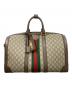 GUCCI（グッチ）の古着「ダッフルバッグ ボストンバッグ GG スプリーム」｜ブラウン