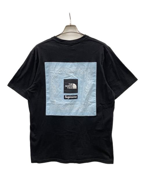 SUPREME（シュプリーム）SUPREME (シュプリーム) THE NORTH FACE (ザ ノース フェイス) バンダナTシャツ ブラック サイズ:XLの古着・服飾アイテム