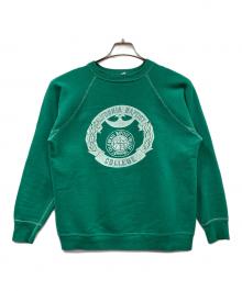 Champion（チャンピオン）の古着「カレッジロゴスウェット」｜グリーン