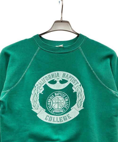 Champion（チャンピオン）Champion (チャンピオン) カレッジロゴスウェット グリーン サイズ:Mの古着・服飾アイテム