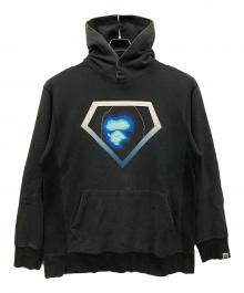 A BATHING APE（アベイシングエイプ）の古着「プルオーバーパーカー」｜ブラック