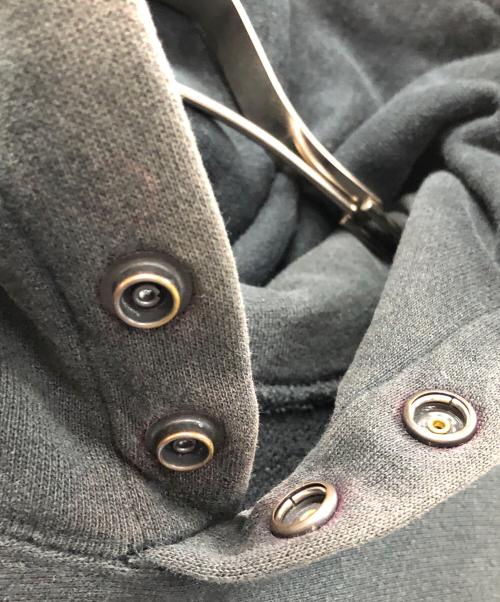 A BATHING APE（アベイシングエイプ）A BATHING APE (アベイシングエイプ) プルオーバーパーカー ブラック サイズ:Lの古着・服飾アイテム