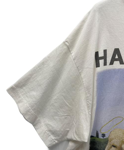 SAINT MICHAEL（セントマイケル）SAINT MICHAEL (セントマイケル) Tシャツ HATE SHEEP（ヘイト シープ） ホワイト サイズ:XLの古着・服飾アイテム