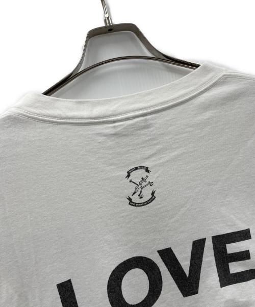 SAINT MICHAEL（セントマイケル）SAINT MICHAEL (セントマイケル) Tシャツ HATE SHEEP（ヘイト シープ） ホワイト サイズ:XLの古着・服飾アイテム