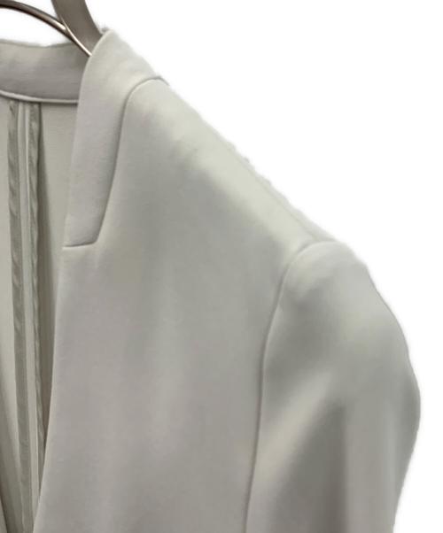 SOEJU（ソージュ）SOEJU (ソージュ) ノーカラージャケット ライトグレー サイズ:Mの古着・服飾アイテム